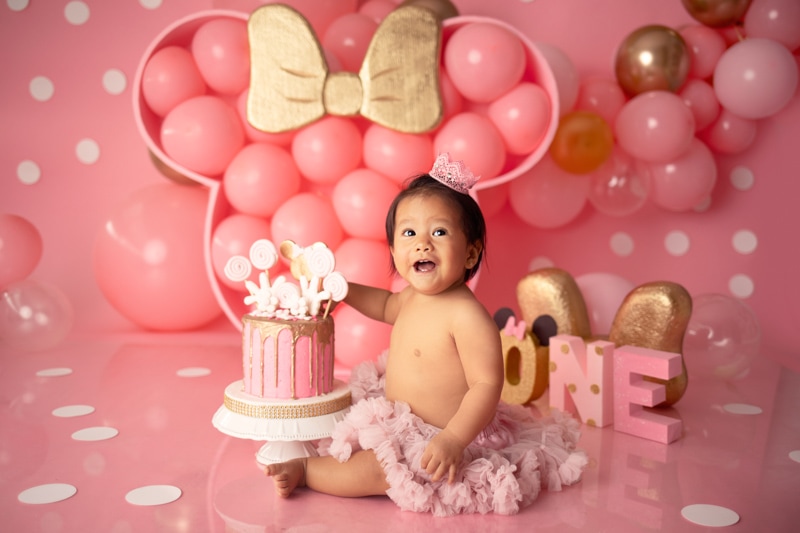 Minnie Mouse Cake Smash – Franchesca